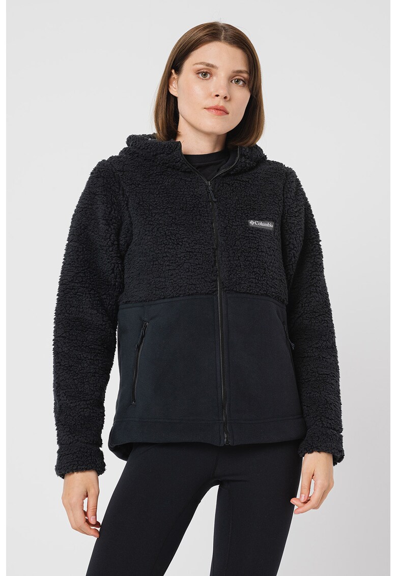 Geaca cu garnituri din fleece Pass