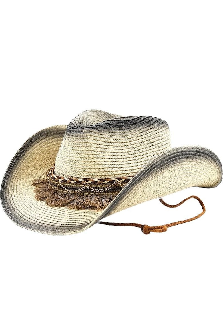 Palarie dama - bej - de vara - stil cowboy - Adler -