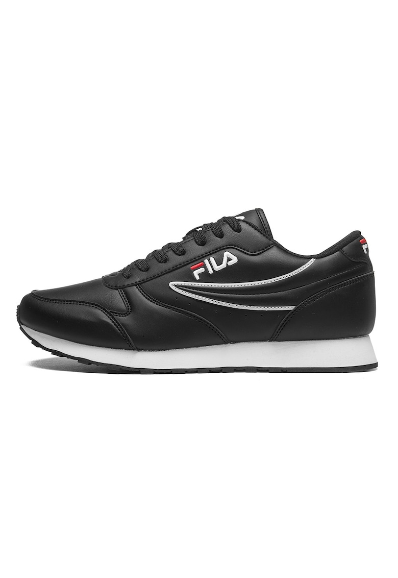 Pantofi sport de piele ecologica cu logo brodat Orbit Low