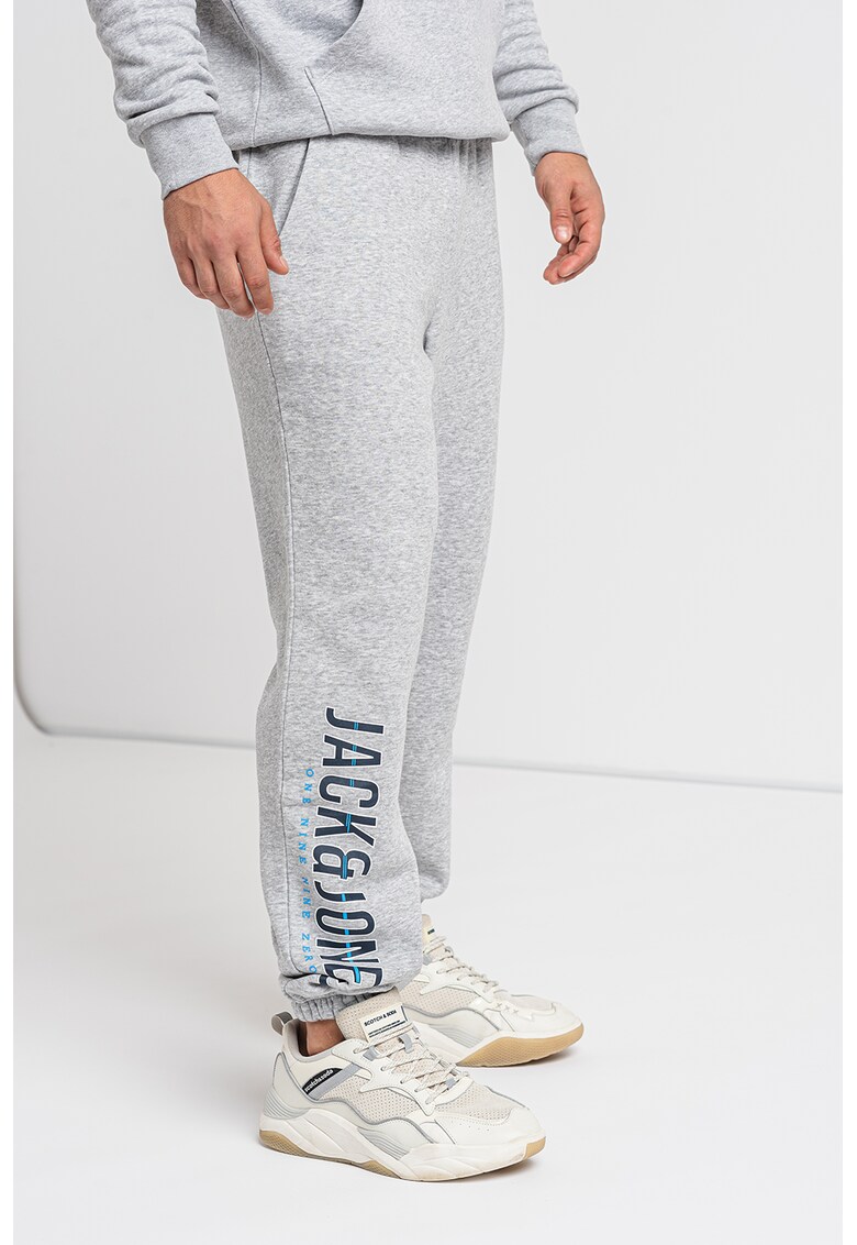 Pantaloni sport cu imprimeu logo Gordon