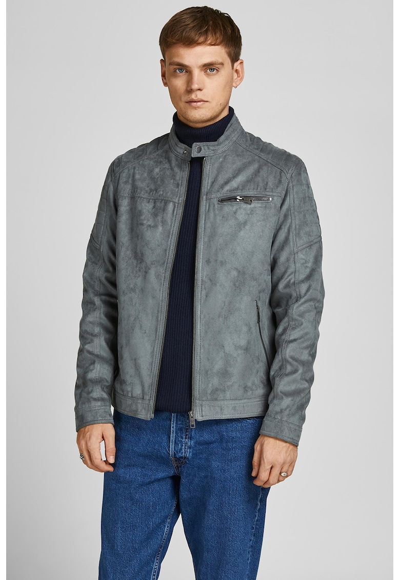 Jacheta de piele ecologica Rocky