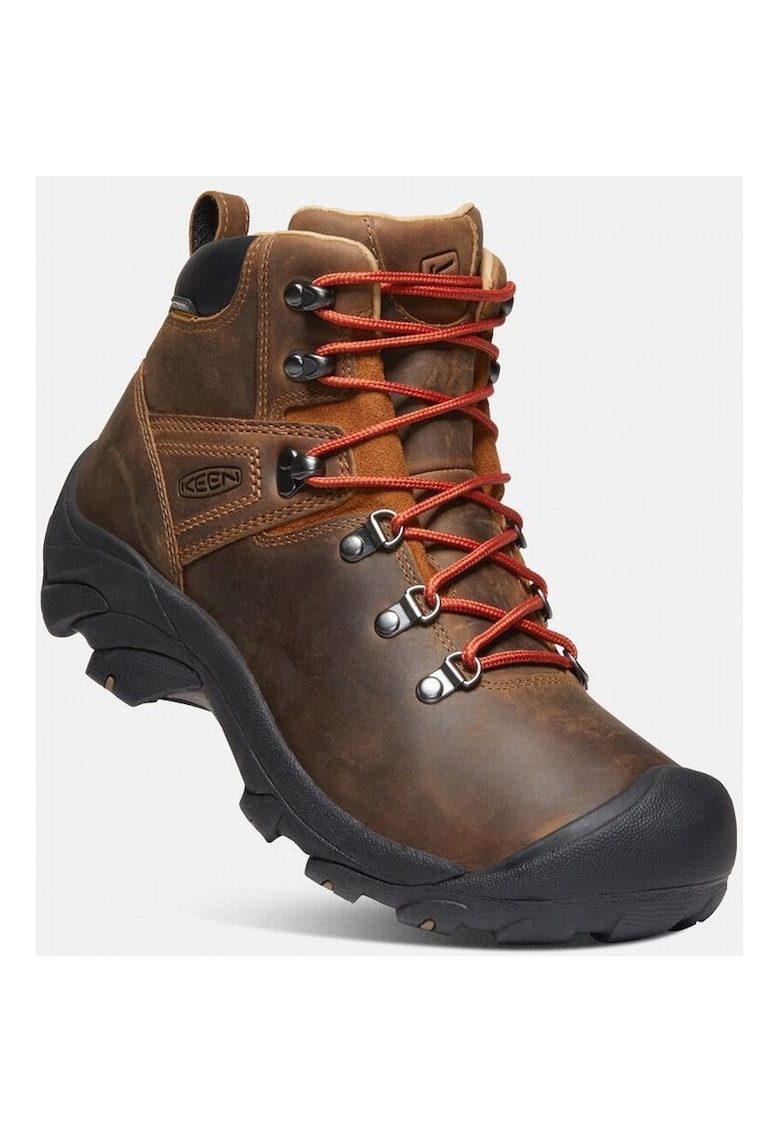 Bocanci drumetie pentru barbati -  Pyrenees - Piele nabuc - Maro