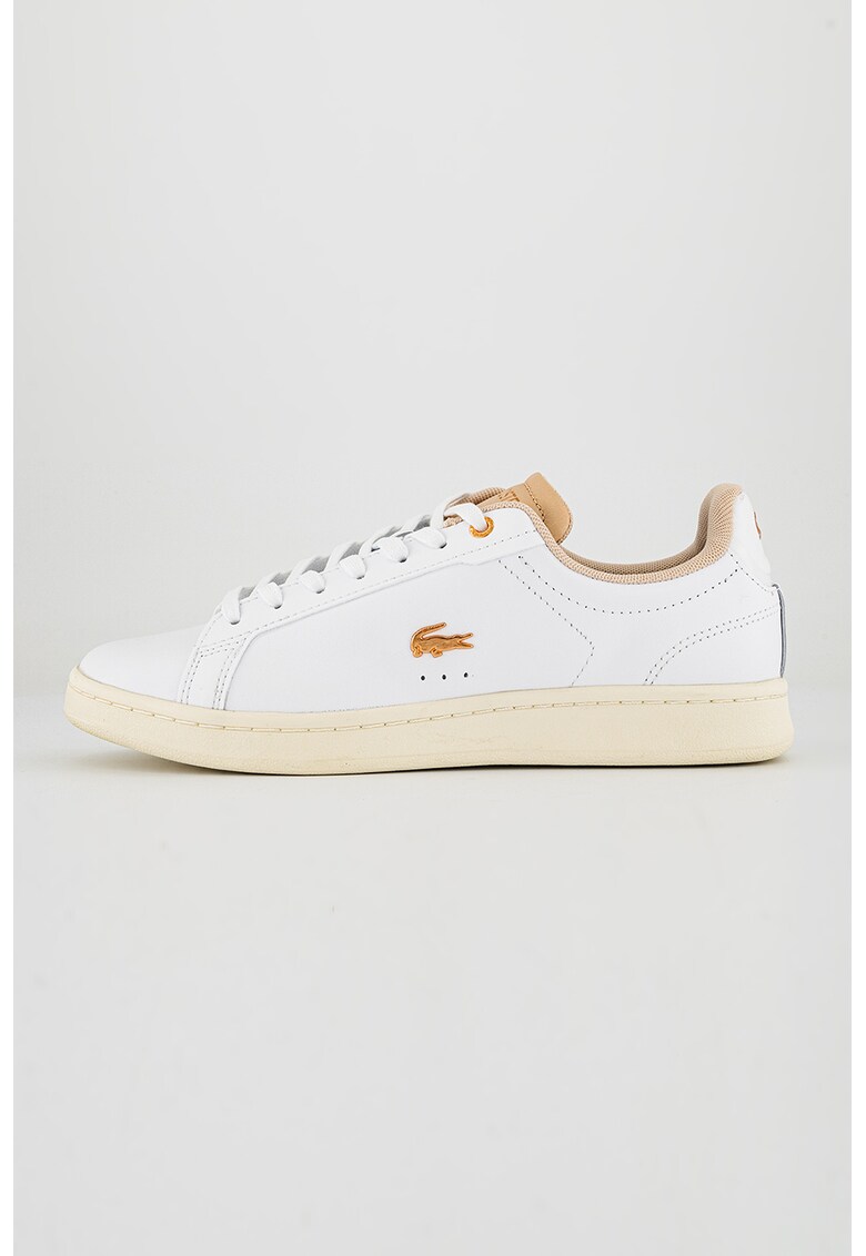 Lacoste Спортни обувки от кожа и еко кожа с метализирано лого за Жени Lacoste Спортни обувки от кожа и еко кожа с метализирано лого за Жени