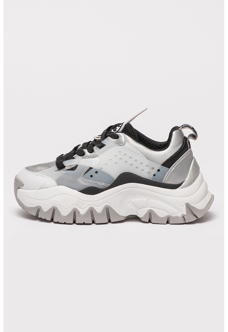 Pantofi sport de piele ecologica cu model masiv Trail