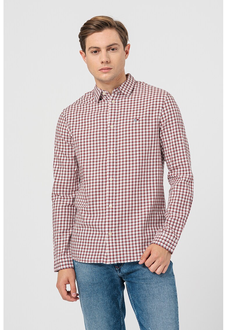 Tommy Jeans Риза на каре Essential за Мъже Tommy Jeans Риза на каре Essential за Мъже