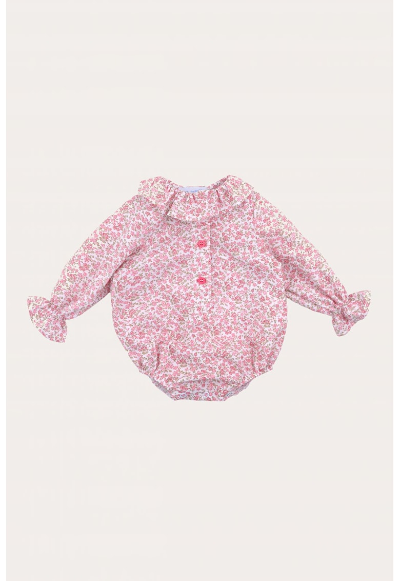 Mon Petit Jo Body cu imprimeu floral brosebut