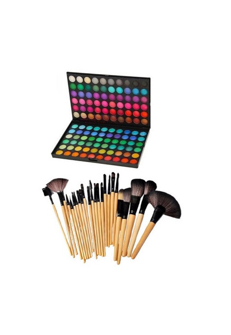 Set machiaj -  120 Fard - Pensule incluse