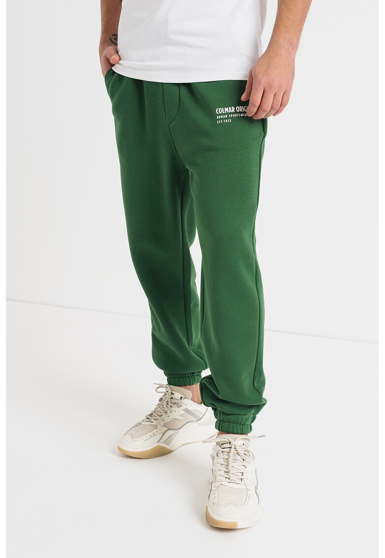 Pantaloni sport din amestec de bumbac cu snur
