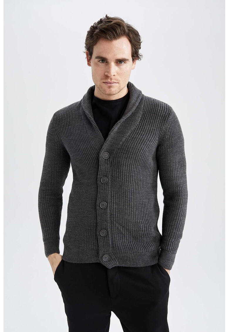 Cardigan cu guler sal