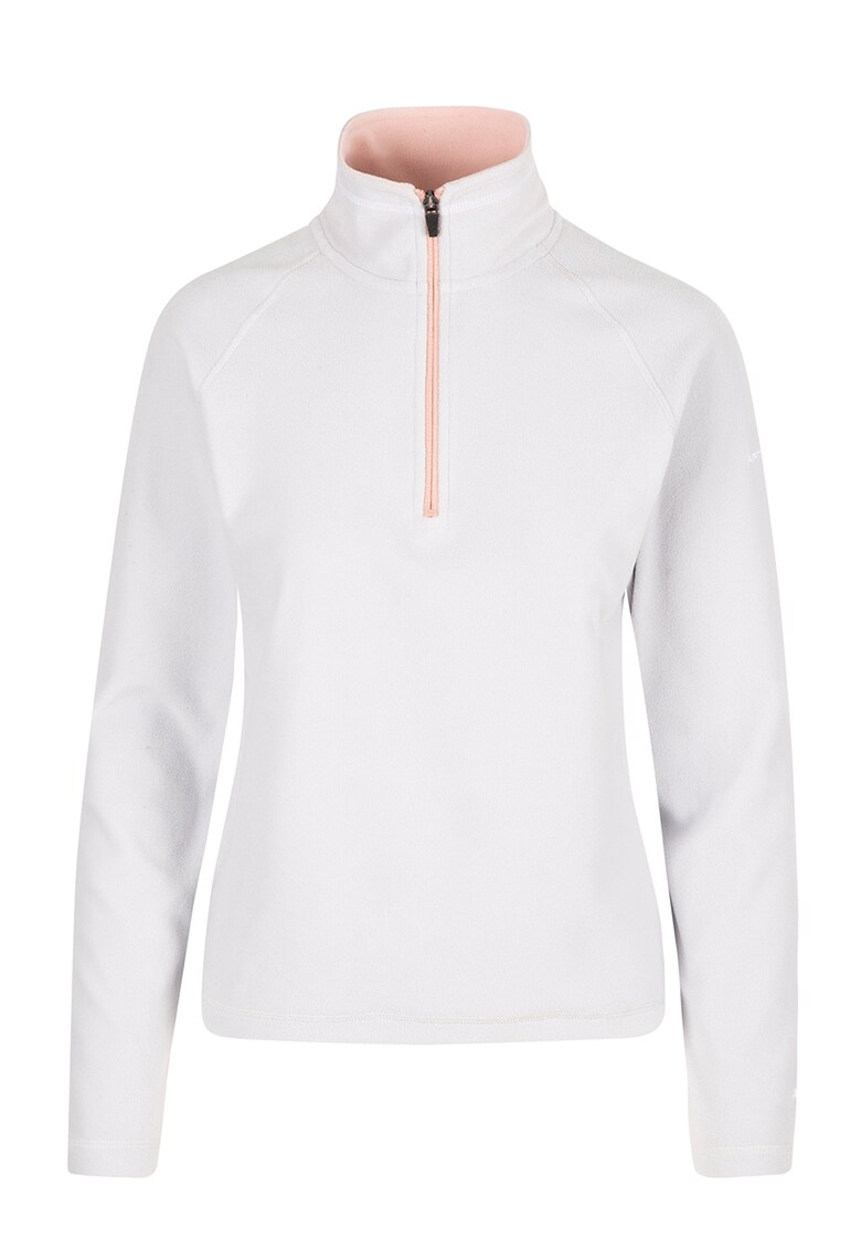 Bluza sport din fleece cu fermoar scurt Skylar