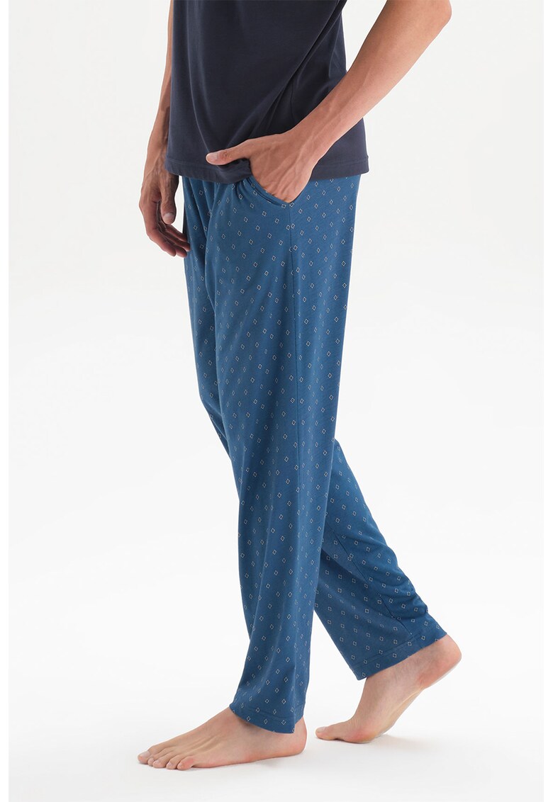 Pantaloni de pijama din amestec de modal cu model DAGI amestec