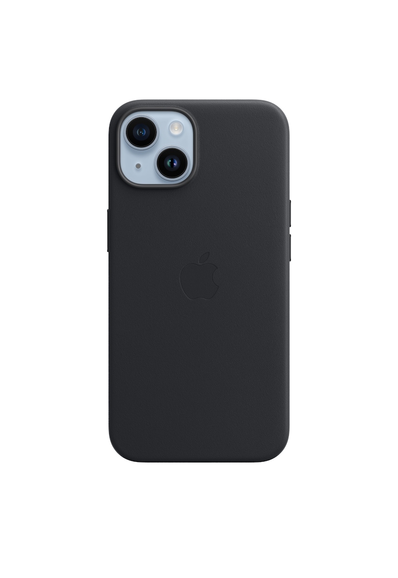 Husa de protectie Leather Case with MagSafe pentru iPhone 14 - Midnight