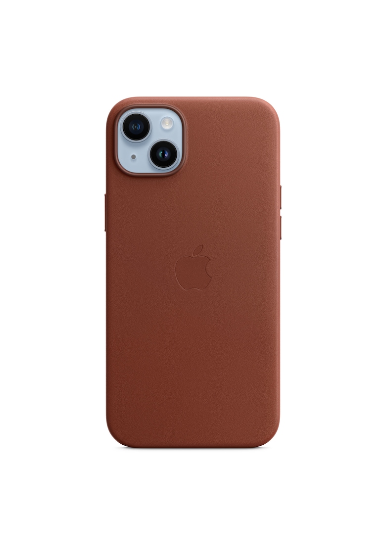 Husa de protectie Leather Case with MagSafe pentru iPhone 14 Plus - Umber
