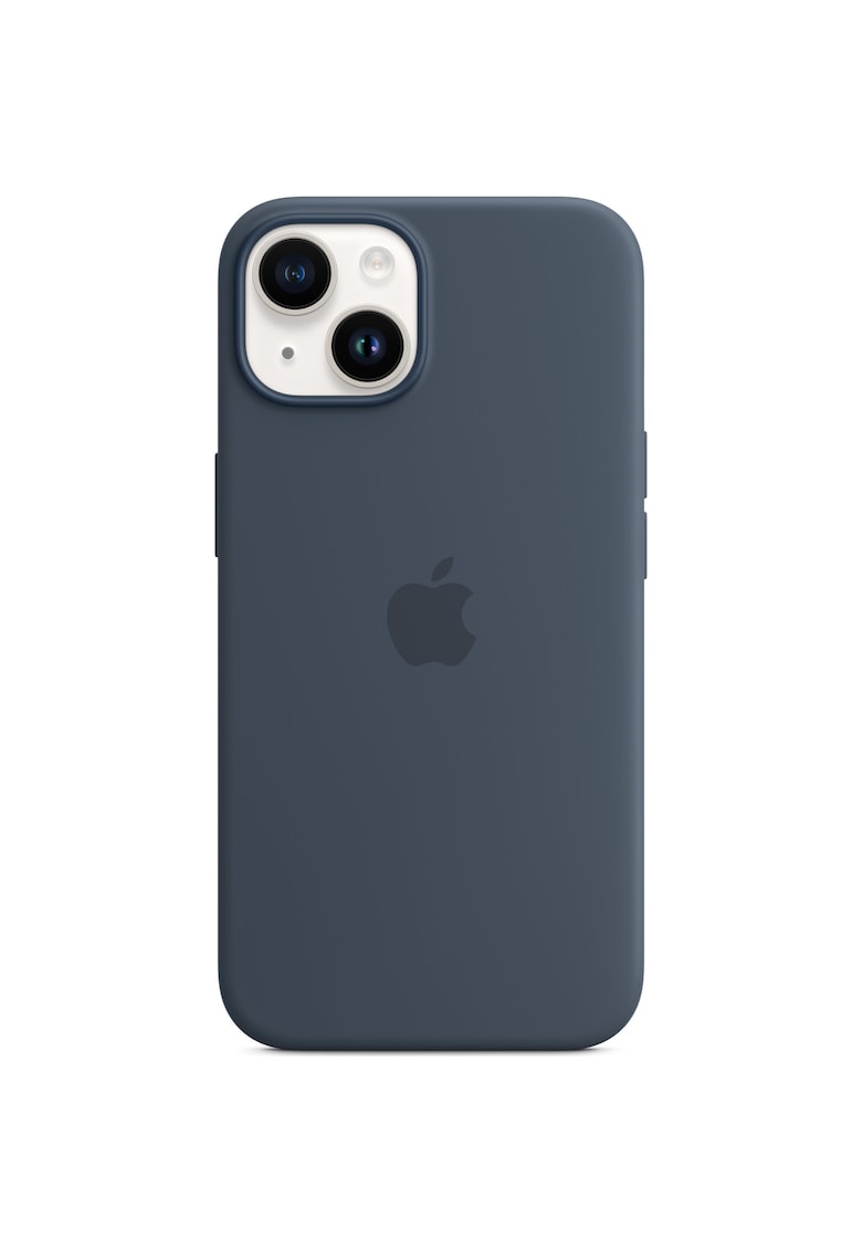 Husa de protectie Silicone Case with MagSafe pentru iPhone 14 - Storm Blue