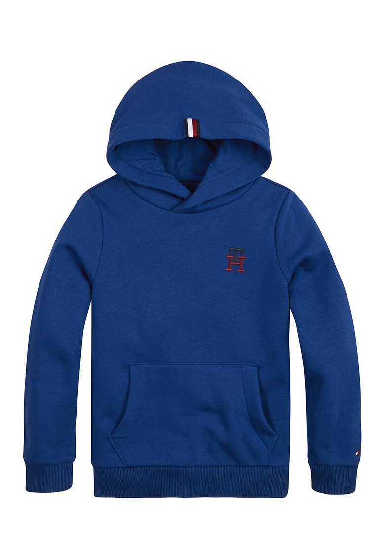 Tommy Hilfiger Худи с памук и джоб кенгуру за Момичета Tommy Hilfiger Худи с памук и джоб кенгуру за Момичета