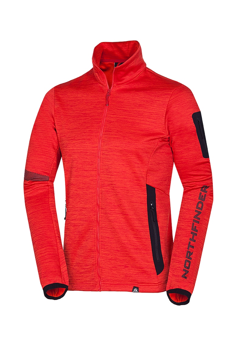 Bluza sport regular fit cu fermoar pentru trekking Banks