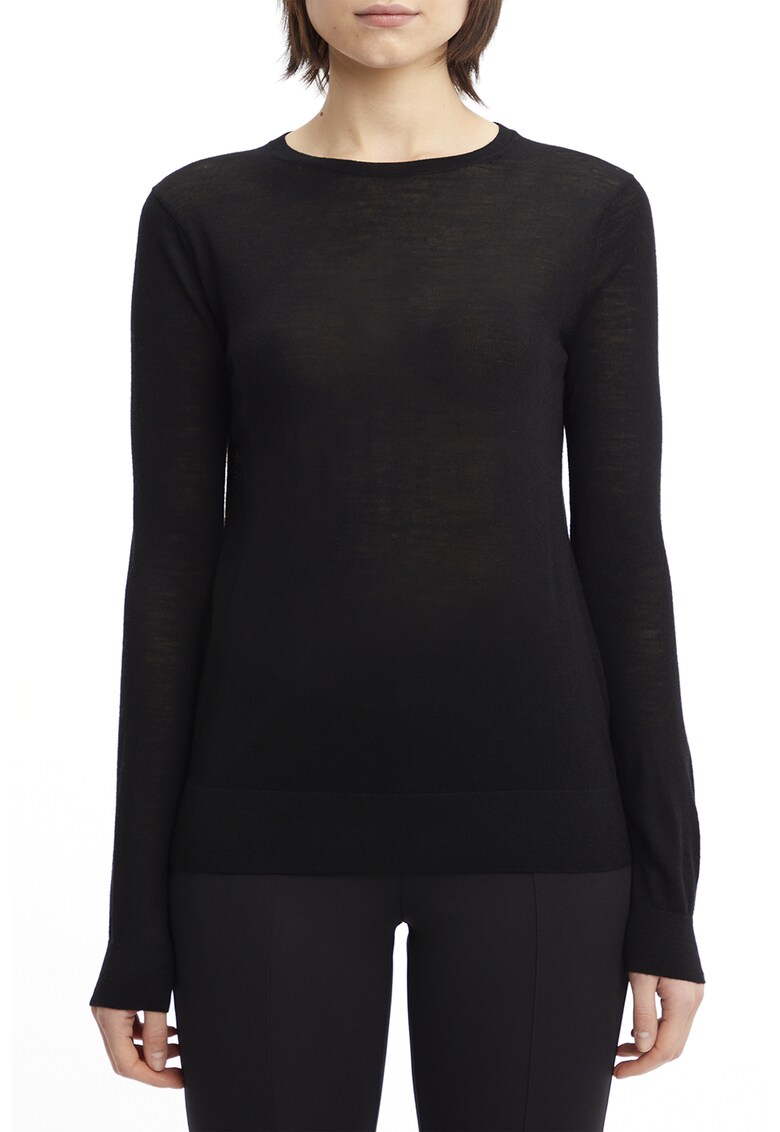 Pulover tricotat fin din lana Calvin Klein imagine super redus 2022