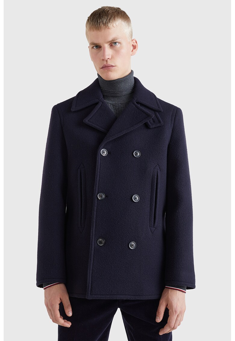 Tommy Hilfiger Късо палто с необработена вълна за Мъже Tommy Hilfiger Късо палто с необработена вълна за Мъже