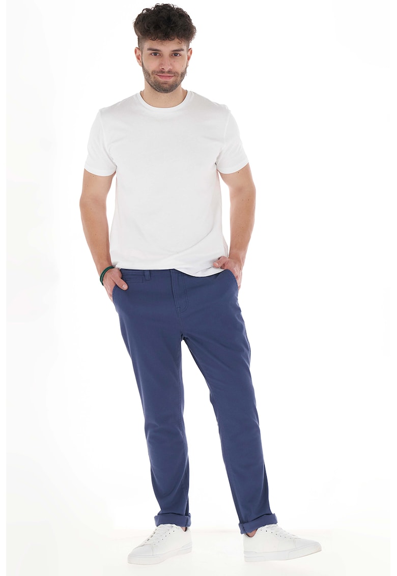 Pantaloni chino cu talie medie