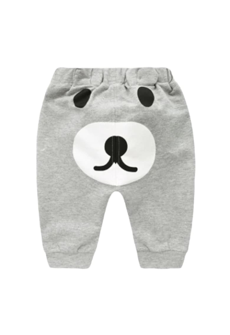Pantaloni Catelus - Bumbac - Baieti - Gri