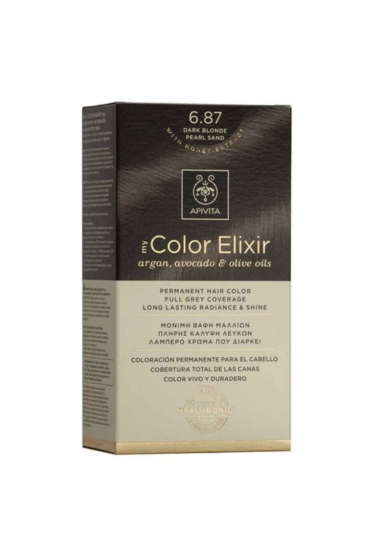 Vopsea de par My Color Elixir blond inchis cupu intens N6.44 -