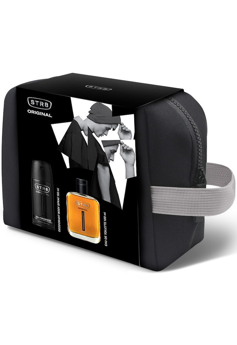 Set cadou  Original - Barbati: Apa de toaleta - 100 ml + Deodorant spray pentru corp - 150 ml + Borseta cadou