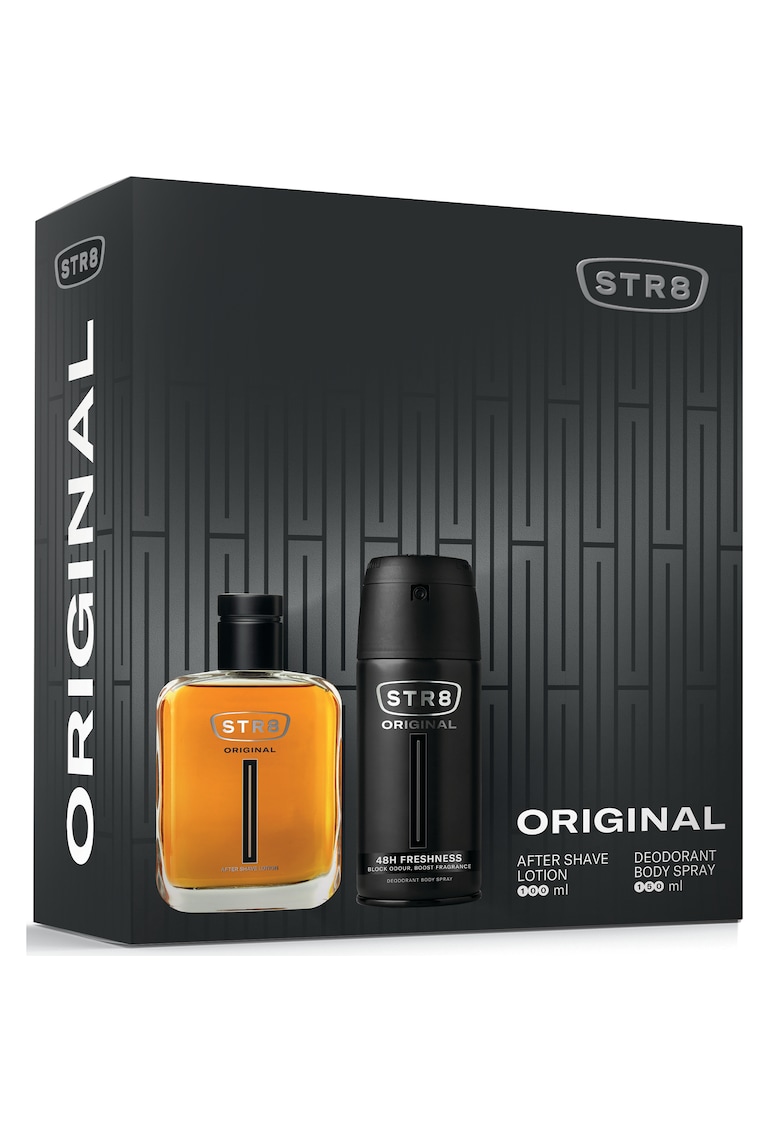 Set cadou Original - Barbati: Loțiune după bărbierit - 100 ml + Deodorant spray pentru corp - 150 ml