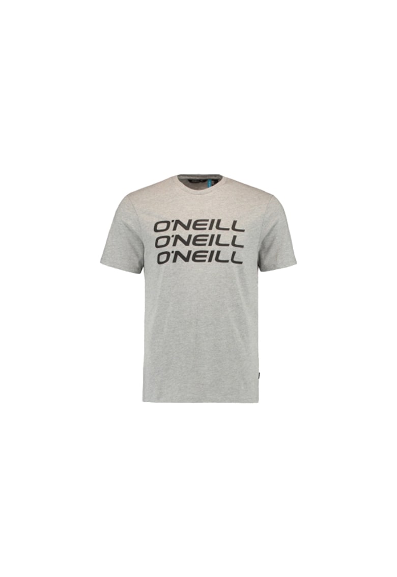 O'Neill Tricou regular fit cu imprimeu logo Triple - Gri