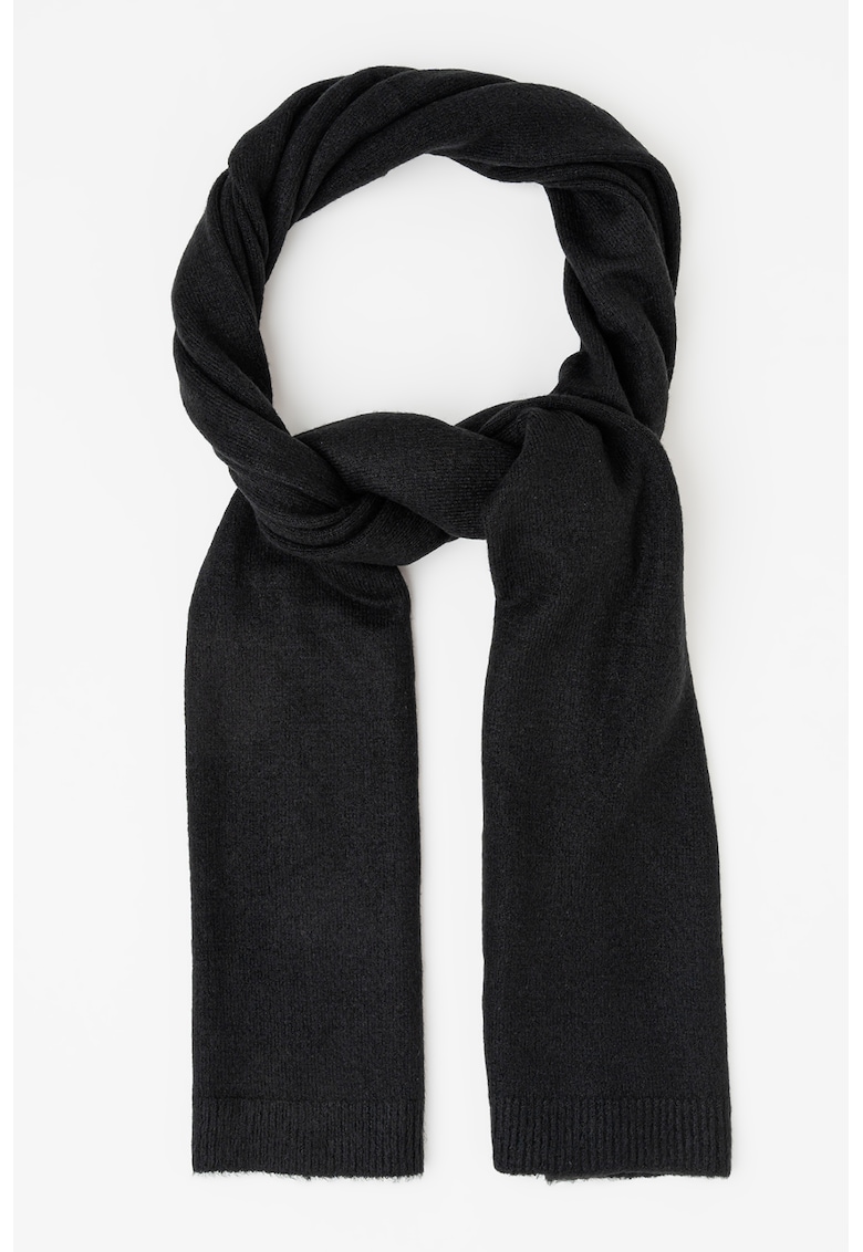 Fular tricotat cu terminatii striate Witzia