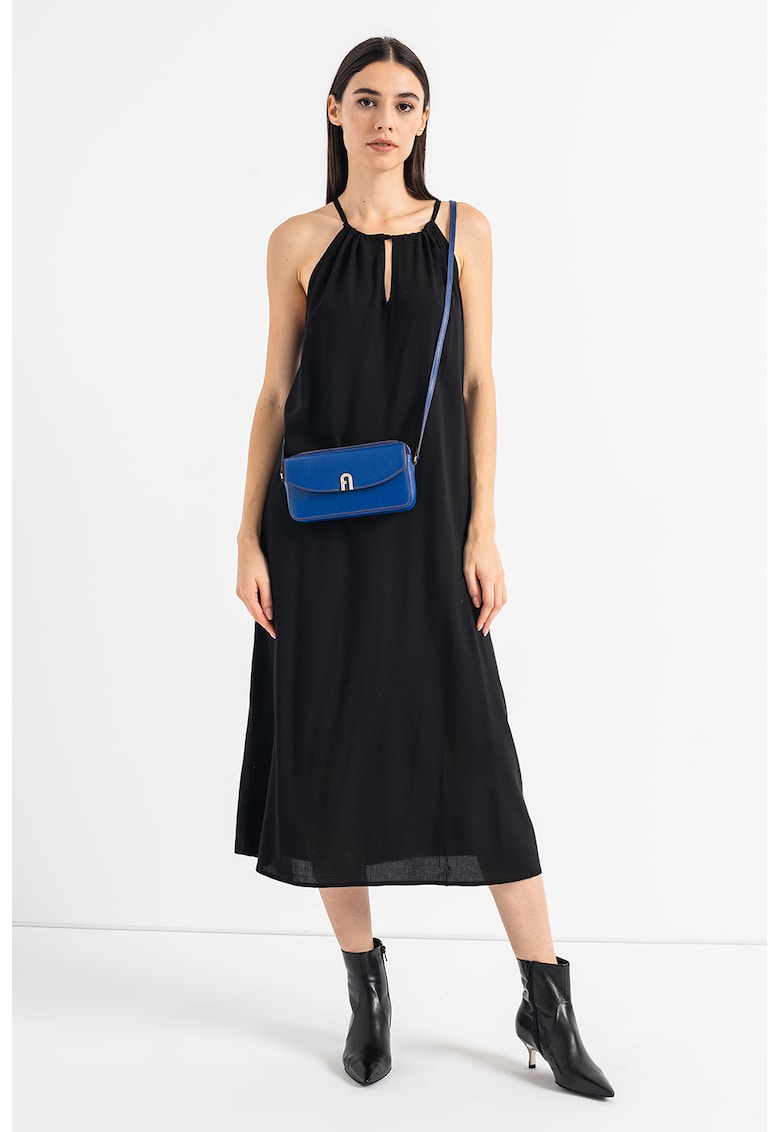 Rochie midi evazata - Negru