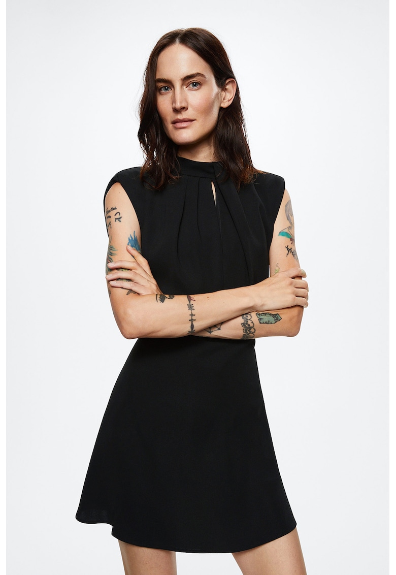Rochie cu umeri dublati Delfina