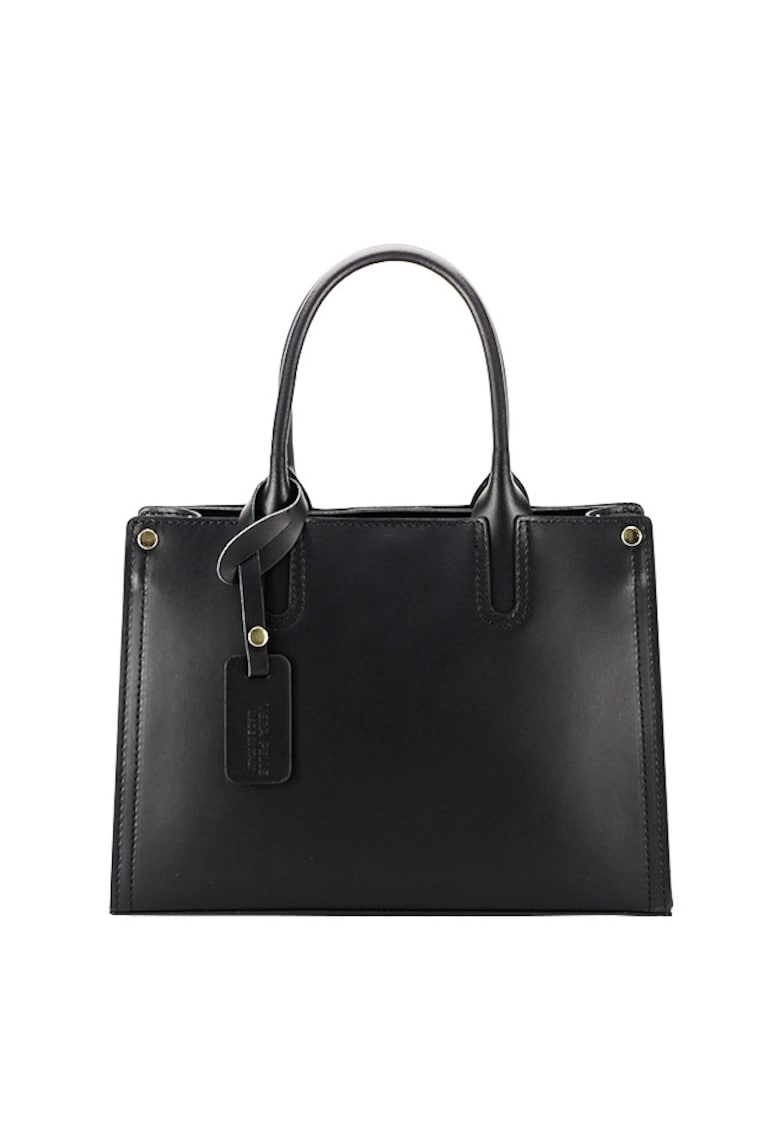 Geanta neagra din piele naturala 8969 122 11409