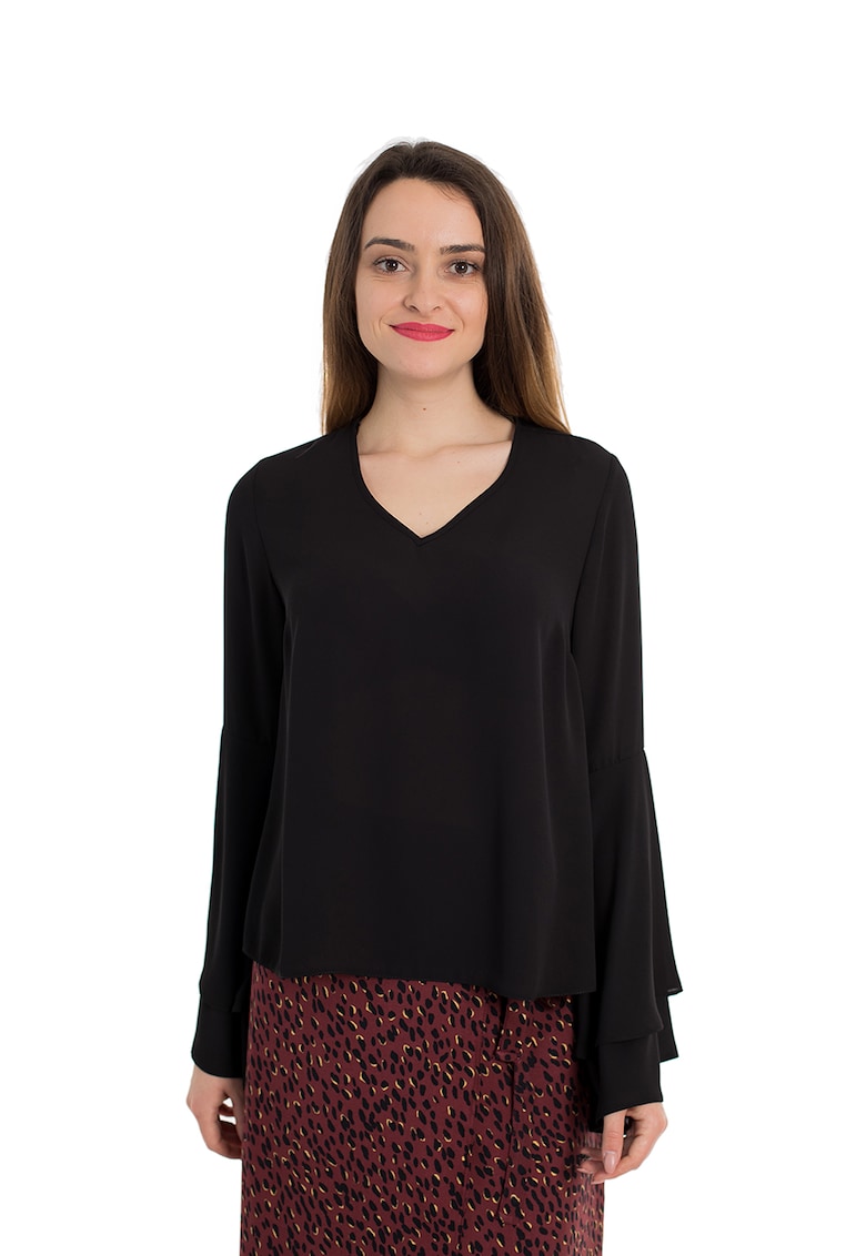 Bluza vaporoasa cu maneci tip clopot Georgia Bluza vaporoasa cu maneci tip clopot Georgia