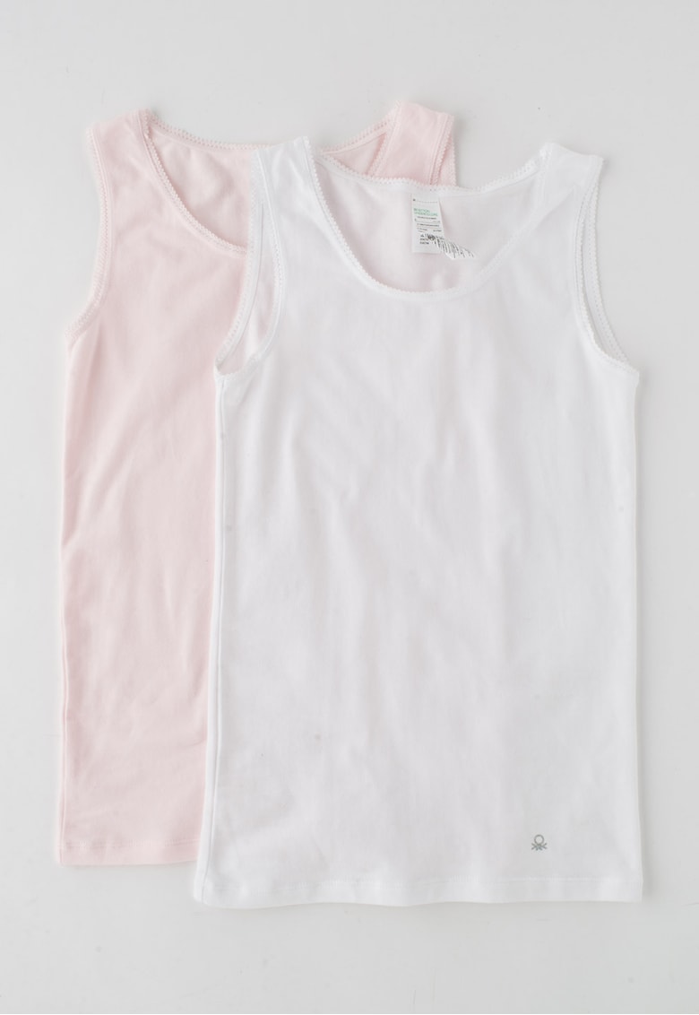 Set de topuri bretele late - 2 piese Set de topuri bretele late - 2 piese