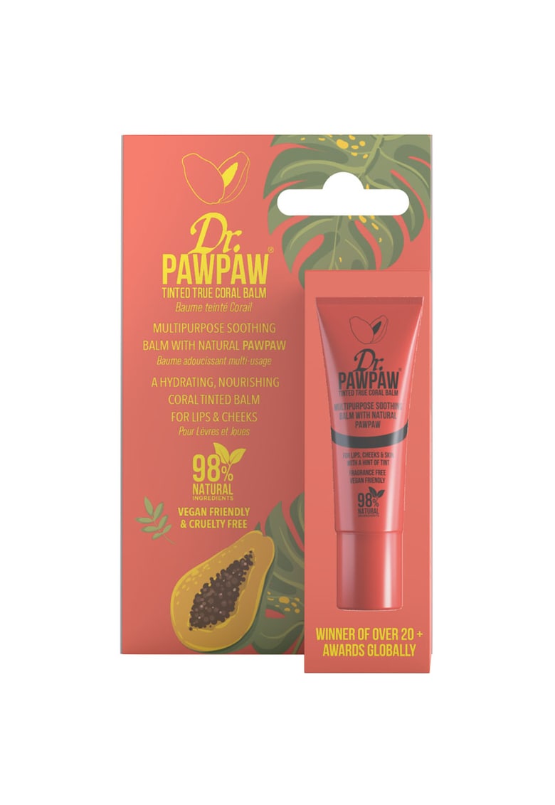 Balsam multifunctional vegan dr pawpaw true coral - 10 ml