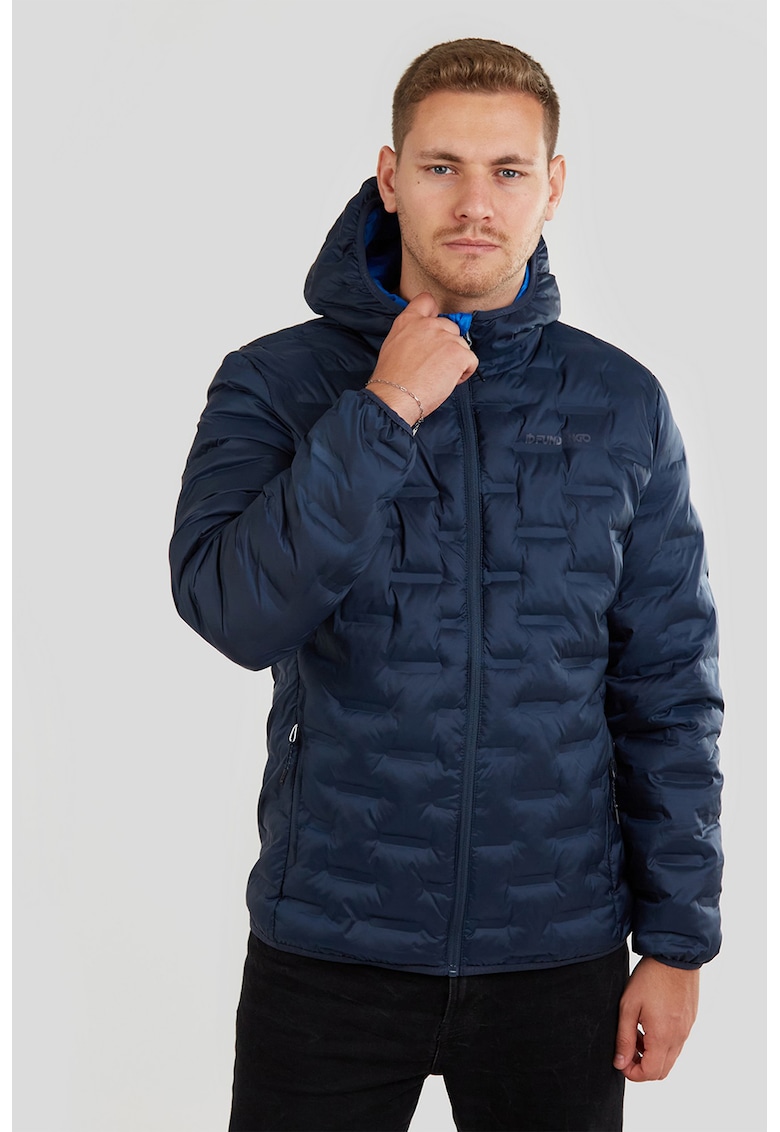 Geaca cu vatelina si gluga Smoke