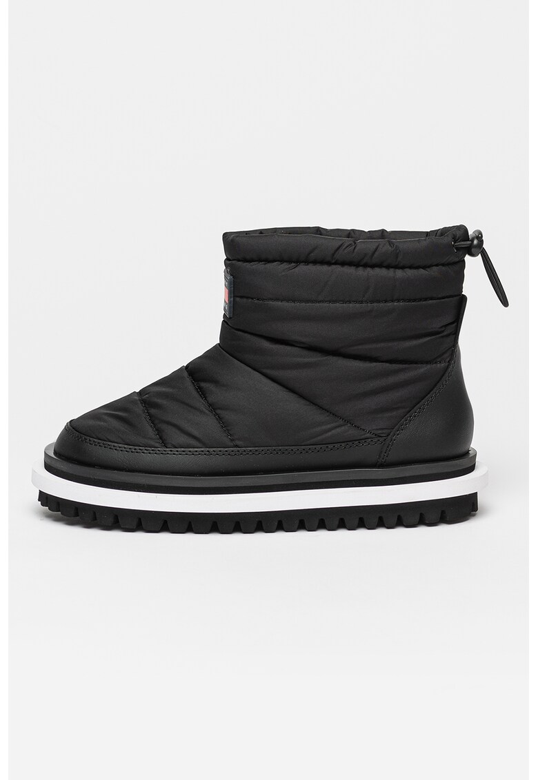 Ghete slip-on cu aplicatie logo