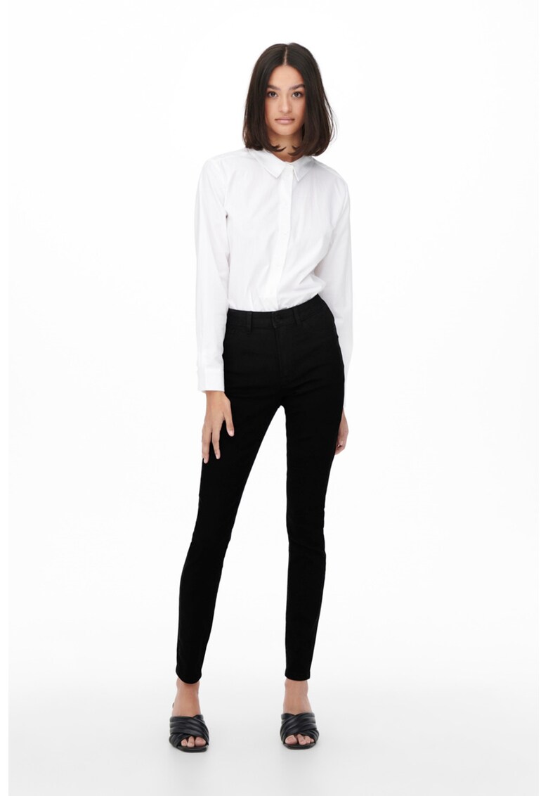 Blugi skinny cu talie inalta Tulga