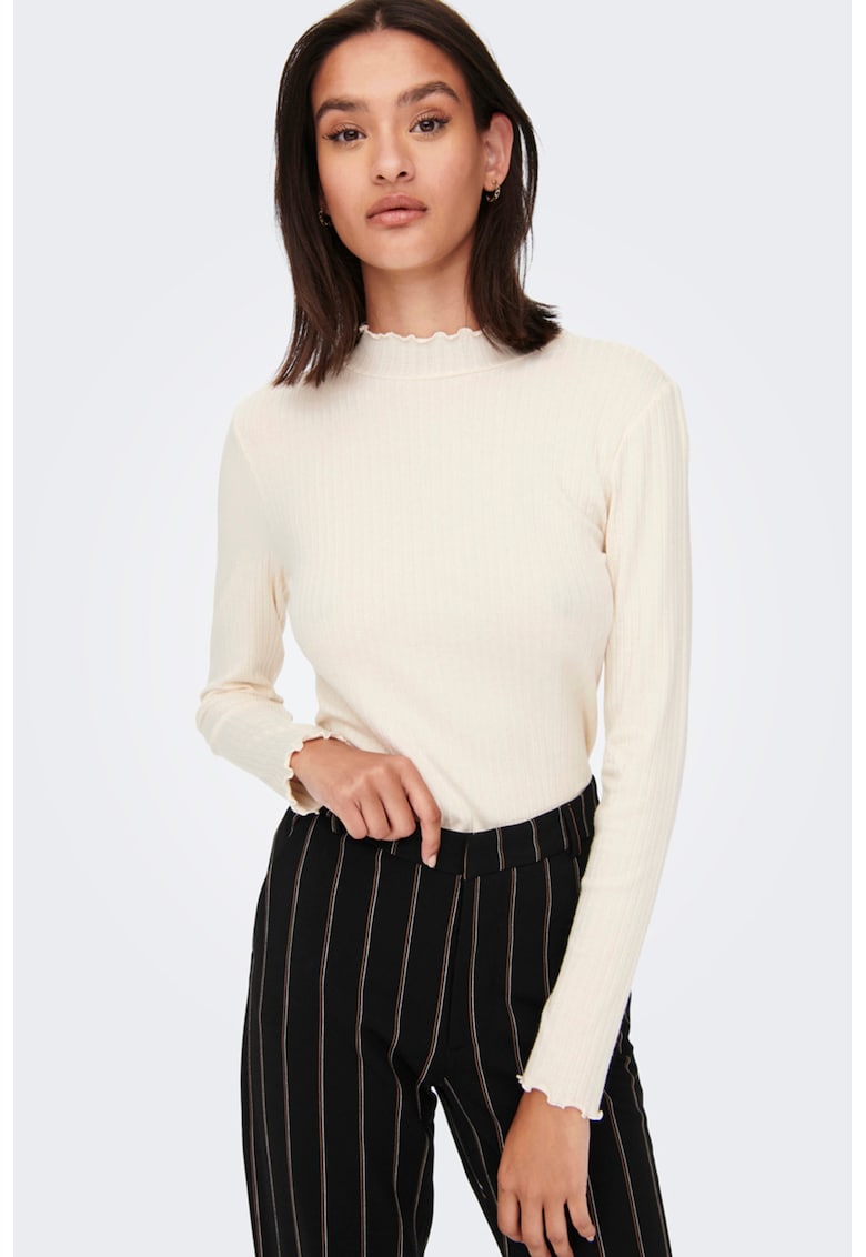 Bluza slim fit Fransiska - Alb