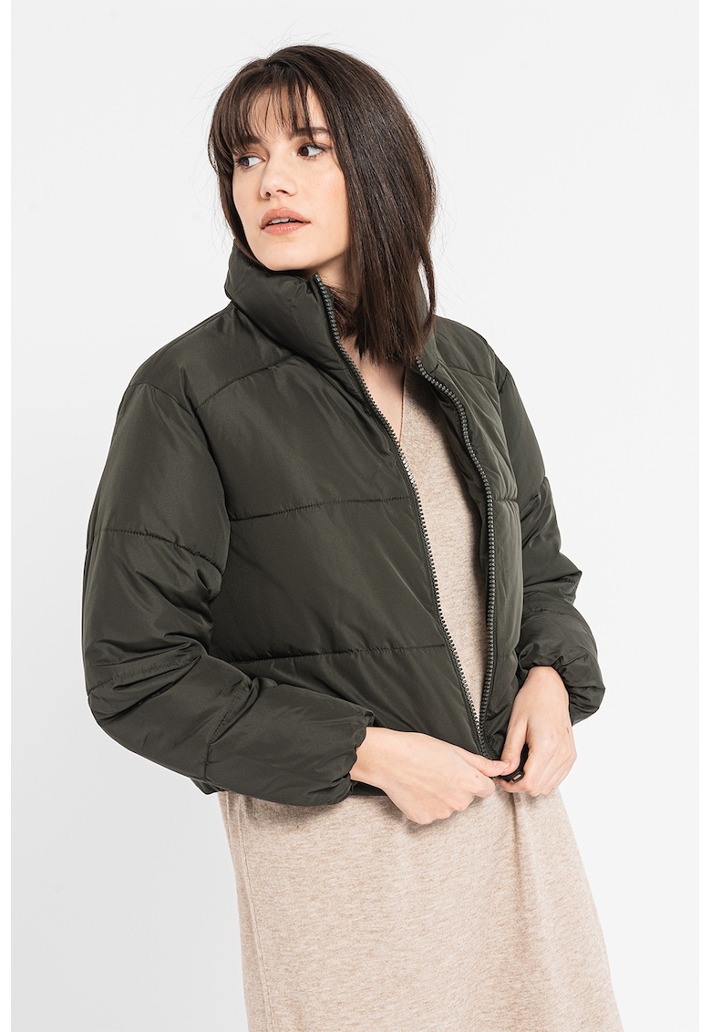 Geaca crop cu aspect matlasat Capri Geaca crop cu aspect matlasat Capri