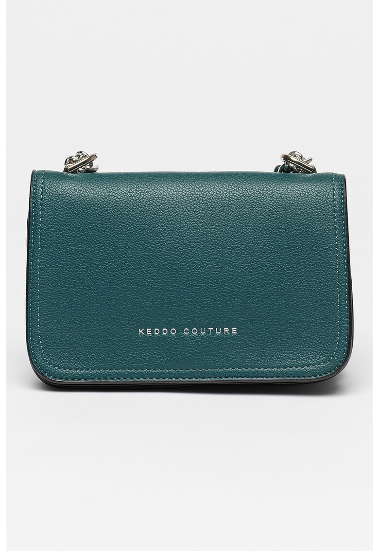 Geanta crossbody de piele ecologica cu clapa