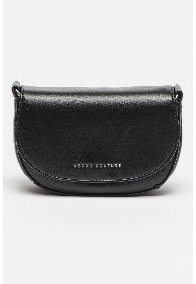 Geanta crossbody din piele ecologica cu detaliu logo