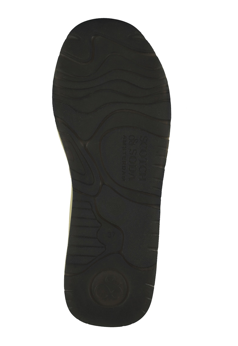 Pantofi sport de piele intoarsa cu insertii textile