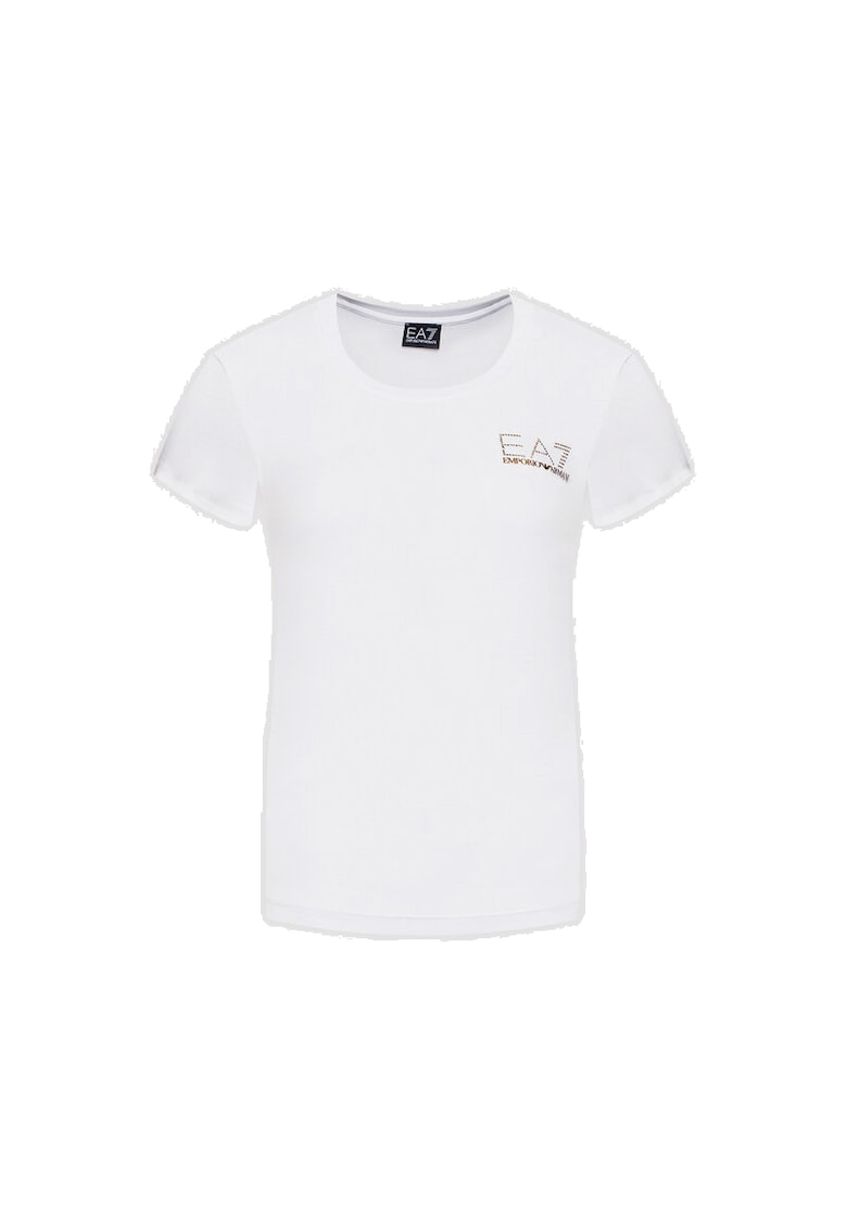 Tricou slim-fit din amestec de modal - Alb