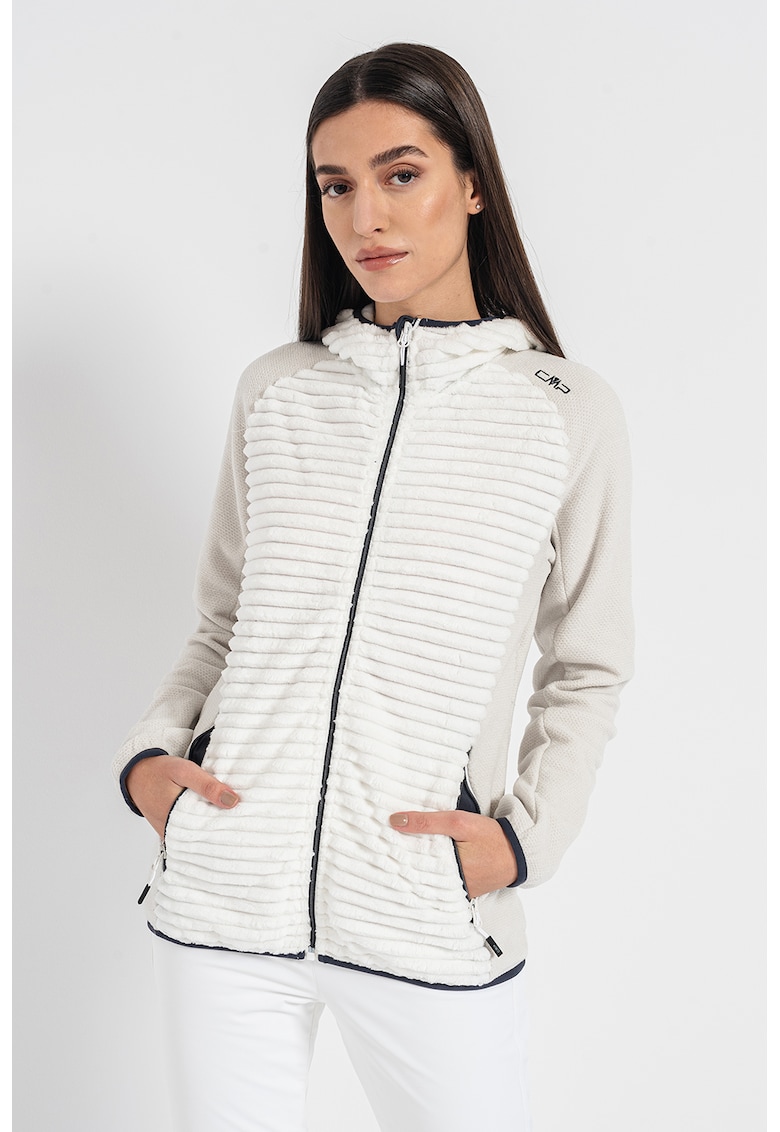 Jacheta cu gluga si maneci raglan pentru drumetii