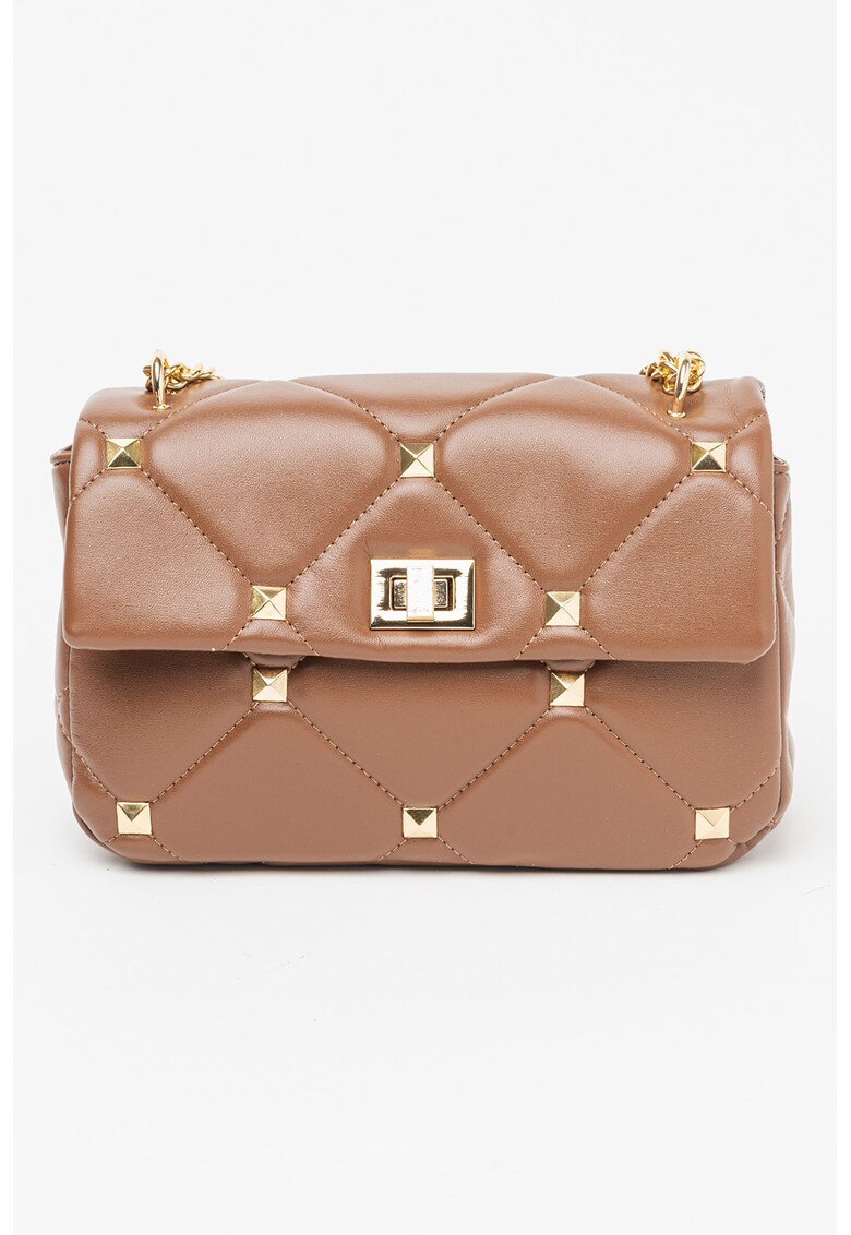 Geanta crossbody matlasata cu tinte