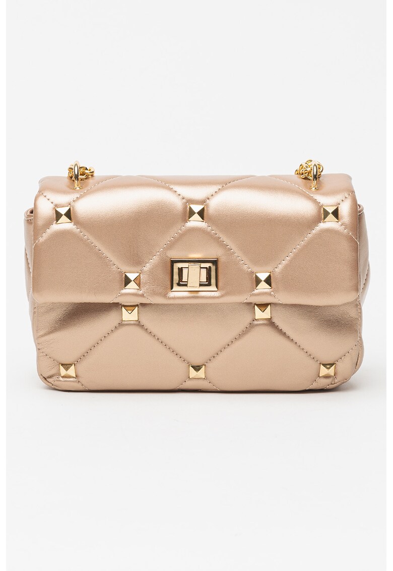 Geanta crossbody matlasata cu tinte