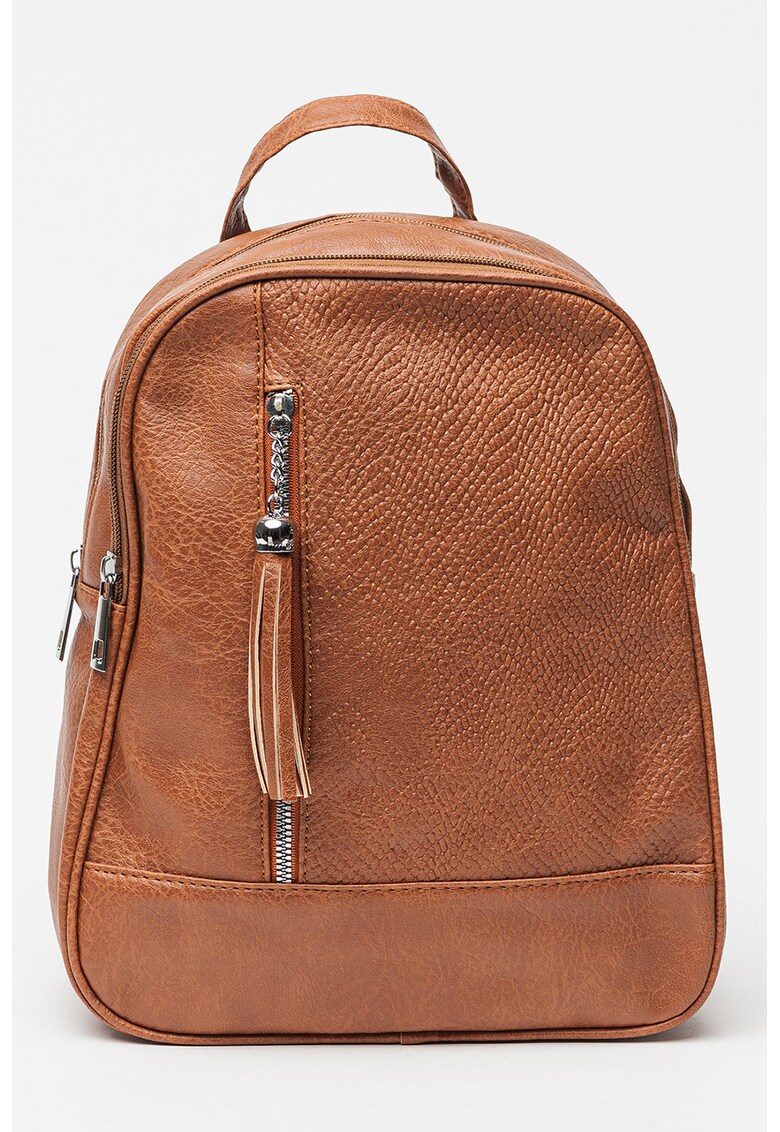 Rucsac de piele ecologica cu accesoriu canaf