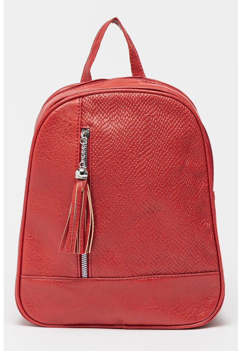 Rucsac de piele ecologica cu accesoriu canaf