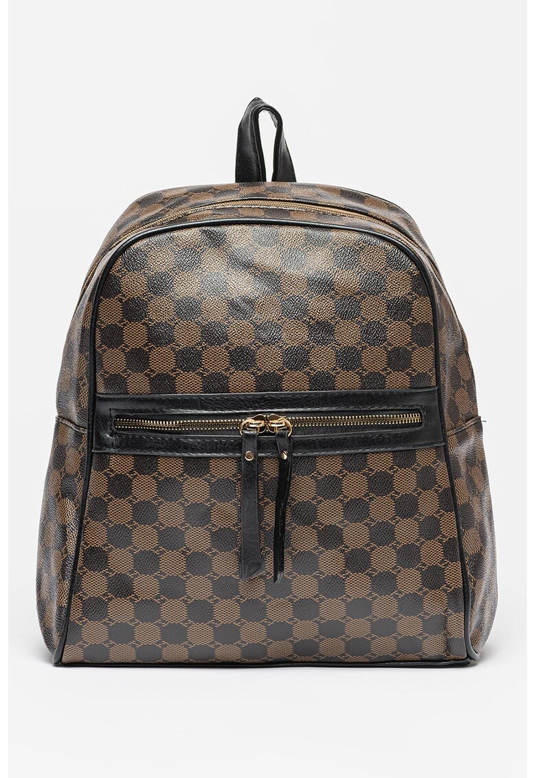 Rucsac de piele ecologica cu buzunare exterioare